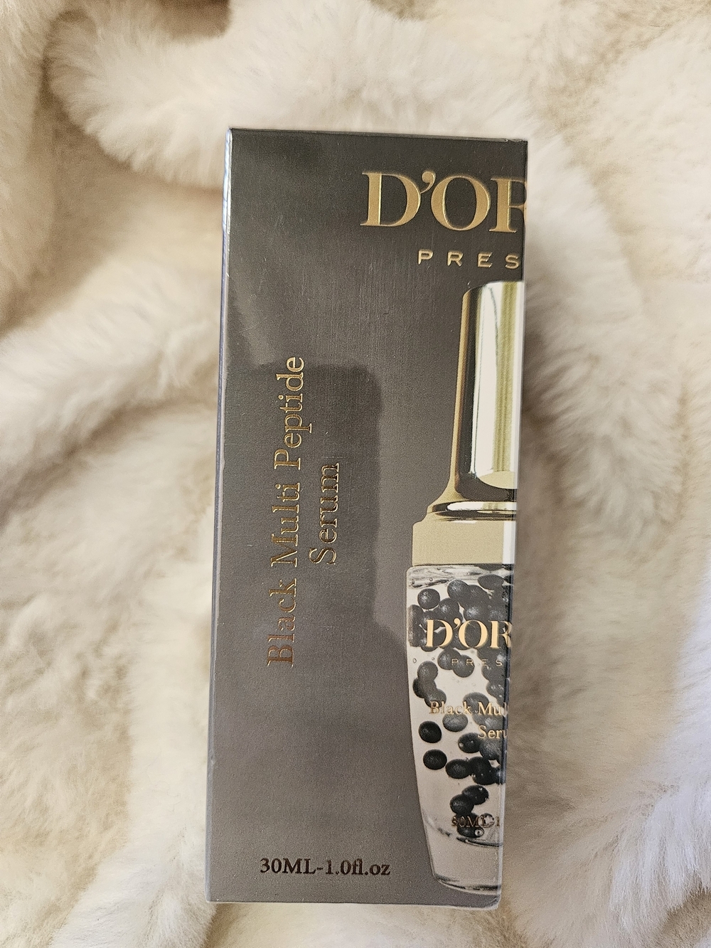 D'OR Press Black Multi Peptide Serum - New Sealed